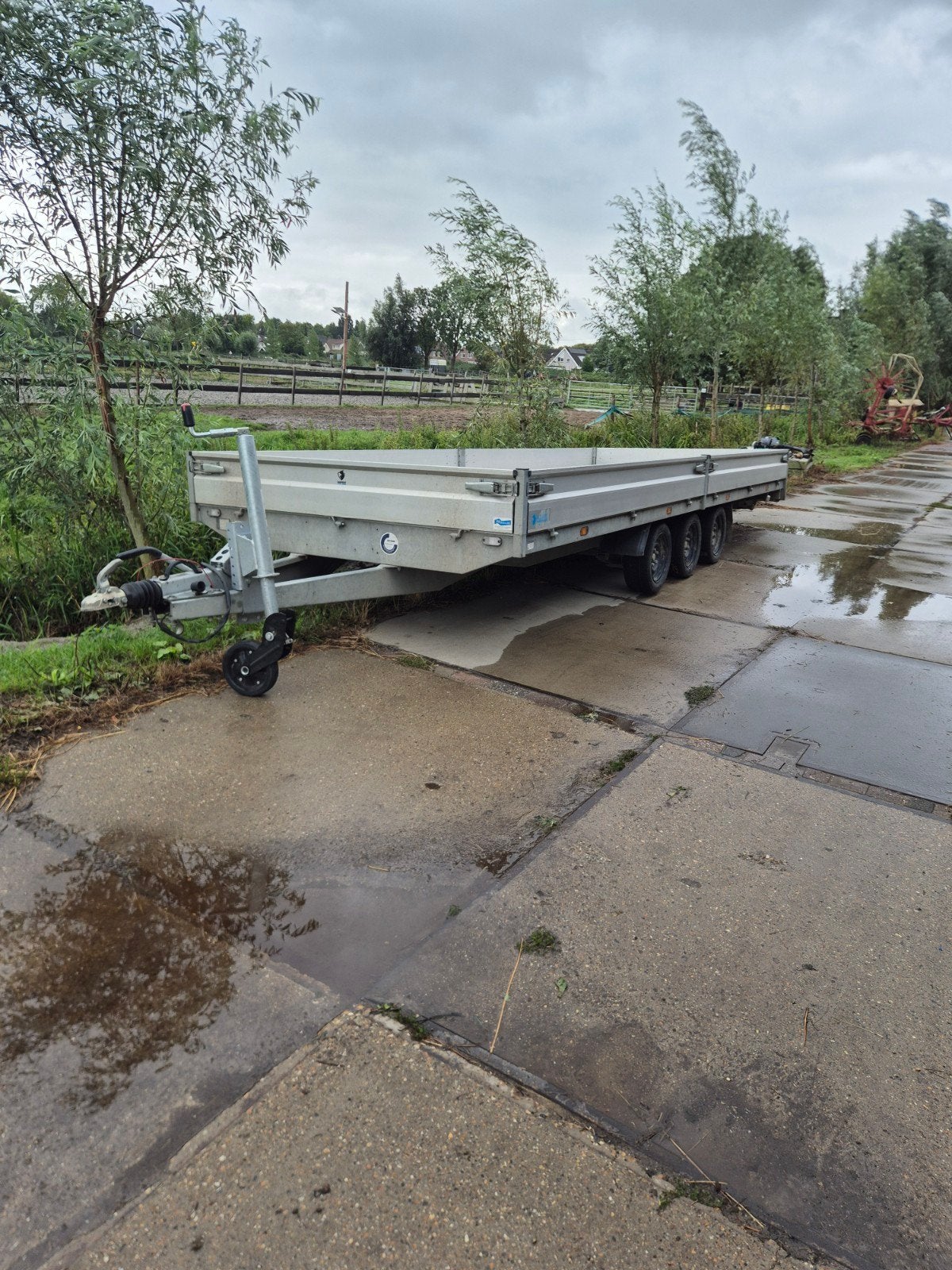 hapert 3 asser 6 meter luxe uitvoering, Auto diversen, Aanhangers en Bagagewagens, Ophalen of Verzenden
