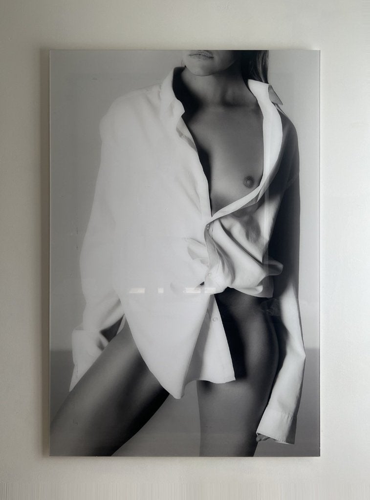 Groot kunstwerk, fotoprint op plexiglas 120 x 180 cm, Ophalen, Gebruikt, 100 tot 125 cm, Print
