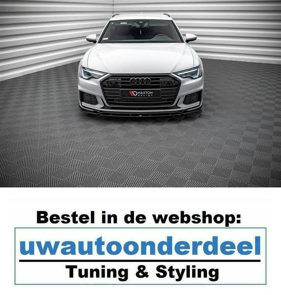 Spoiler Voorspoiler Lip Splitter Voor Audi A6 S6 C8 S Line L, Verzenden, Automotive Parts, A.parts@hotmail.nl, Trasmolenlaan 12 3447 GZ Woerden