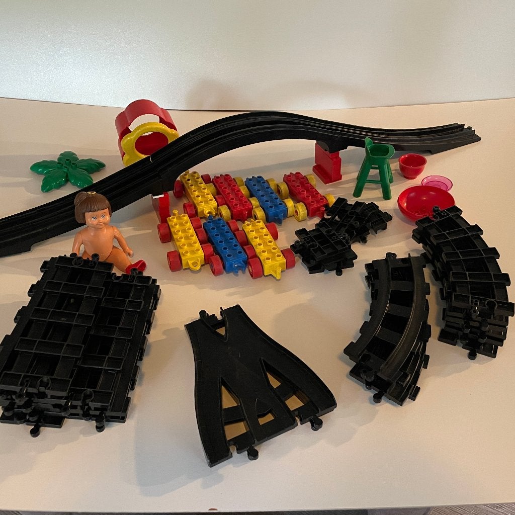 'Lego Duplo' rails, wagons en extra's, Kinderen en Baby's, Speelgoed | Duplo en Lego, Gebruikt, Overige thema's, Overige typen