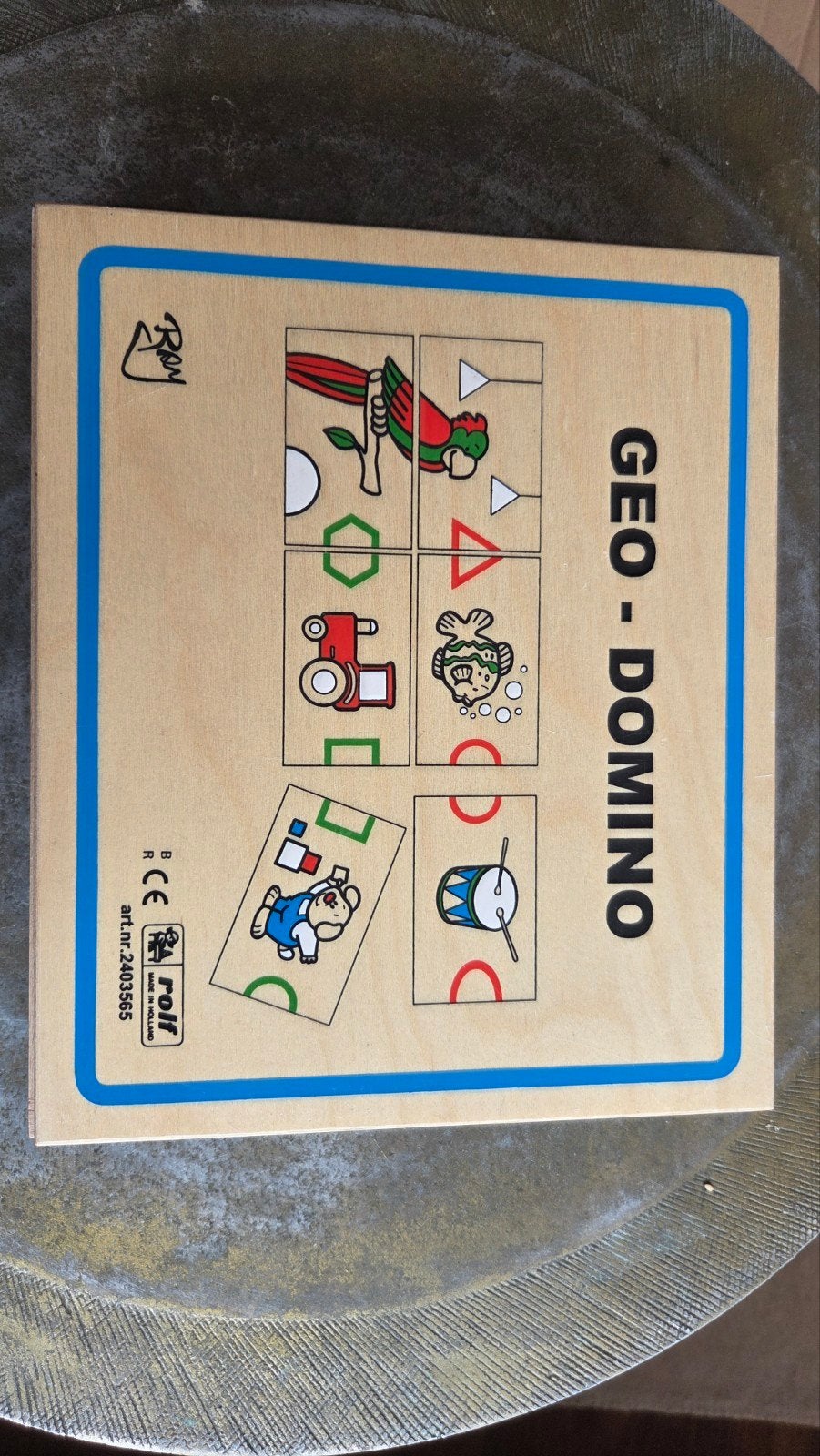 Rolf Geo-Domino: Educatief Houten Spel voor Kinderen, Ophalen
