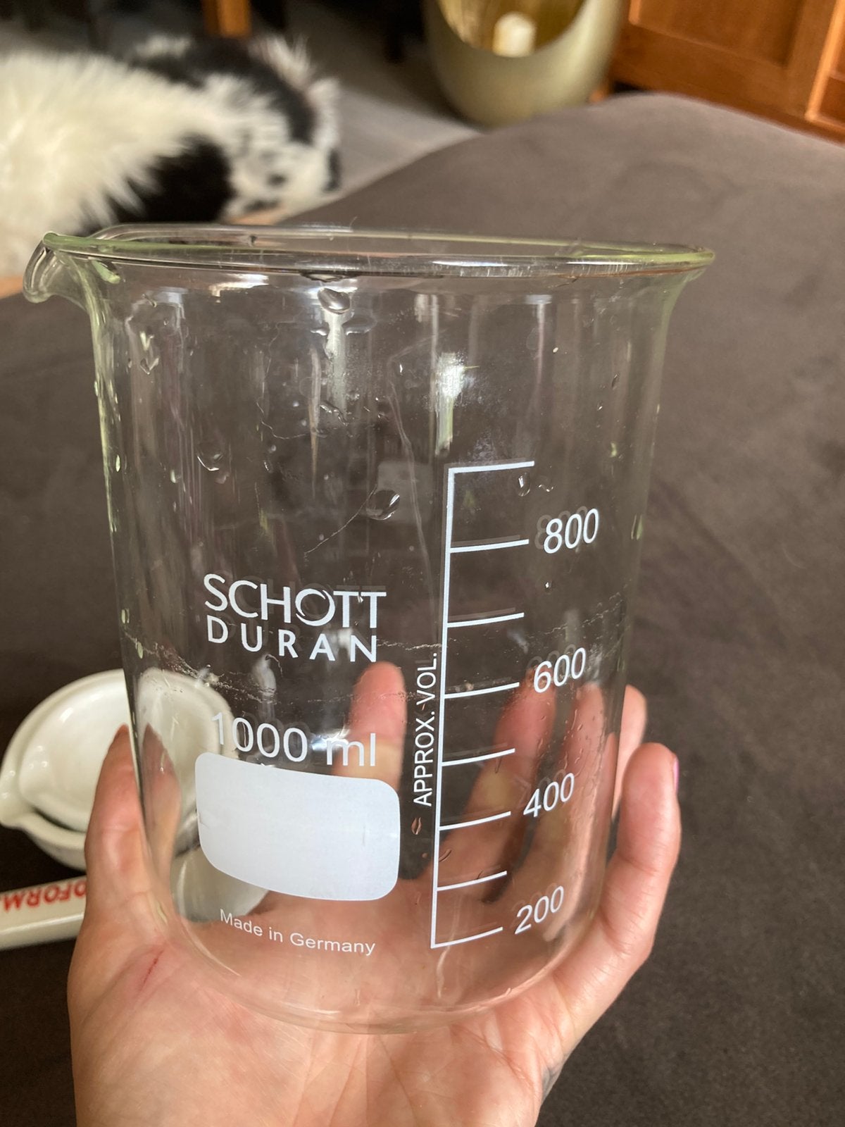 Laboratorium maatbeker, Antiek en Kunst, Ophalen of Verzenden