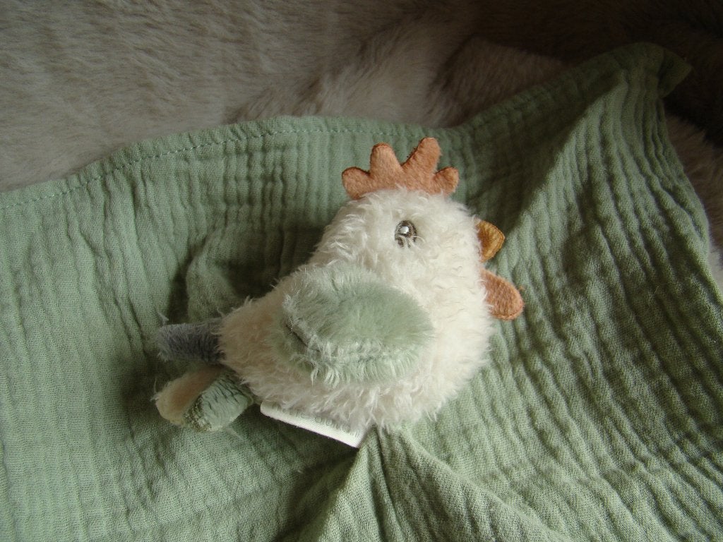 little dutch kroeldoekje kip groen, Kinderen en Baby's, Speelgoed | Knuffels en Pluche, Little Dutch, Overige typen, Ophalen of Verzenden