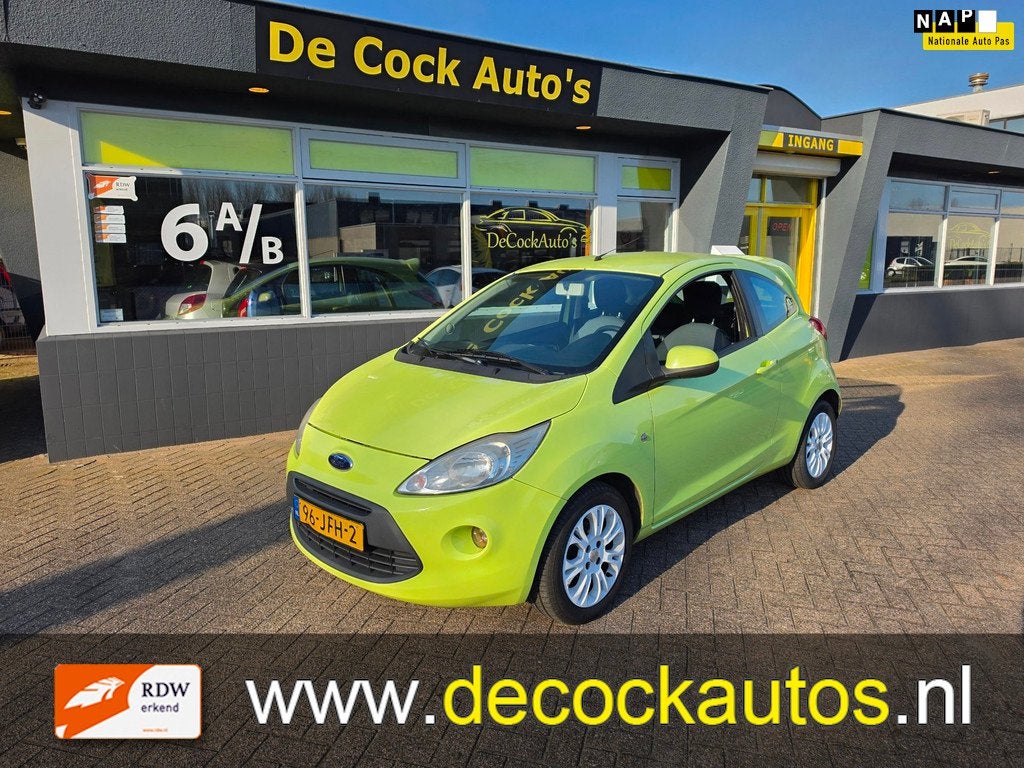 Ford Ka 1.2 Titanium/AIRCO, Auto's, Ford, Bedrijf, Te koop, Ka, ABS, Airbags, Airconditioning, Boordcomputer, Centrale vergrendeling