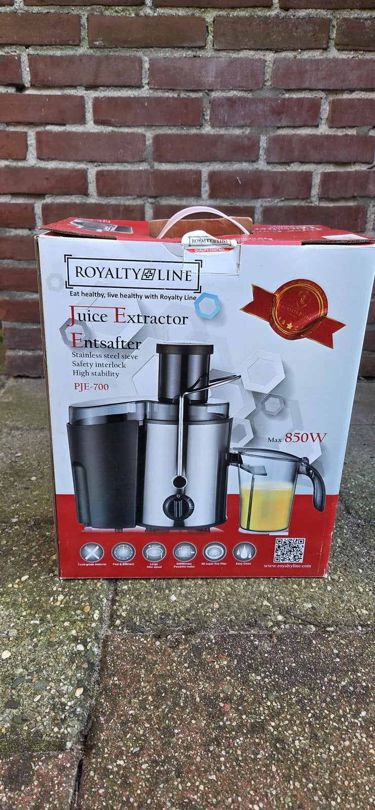 Nieuw Sapcentrifuge, Witgoed en Apparatuur, Juicers, Ophalen of Verzenden, Nieuw, Sapcentrifuge