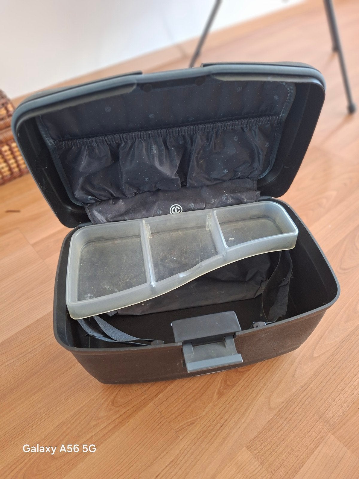 Carlton Beautycase Zwart met Cijferslot, Sieraden, Tassen en Uiterlijk, Gebruikt, Zwart, Ophalen of Verzenden, Met slot
