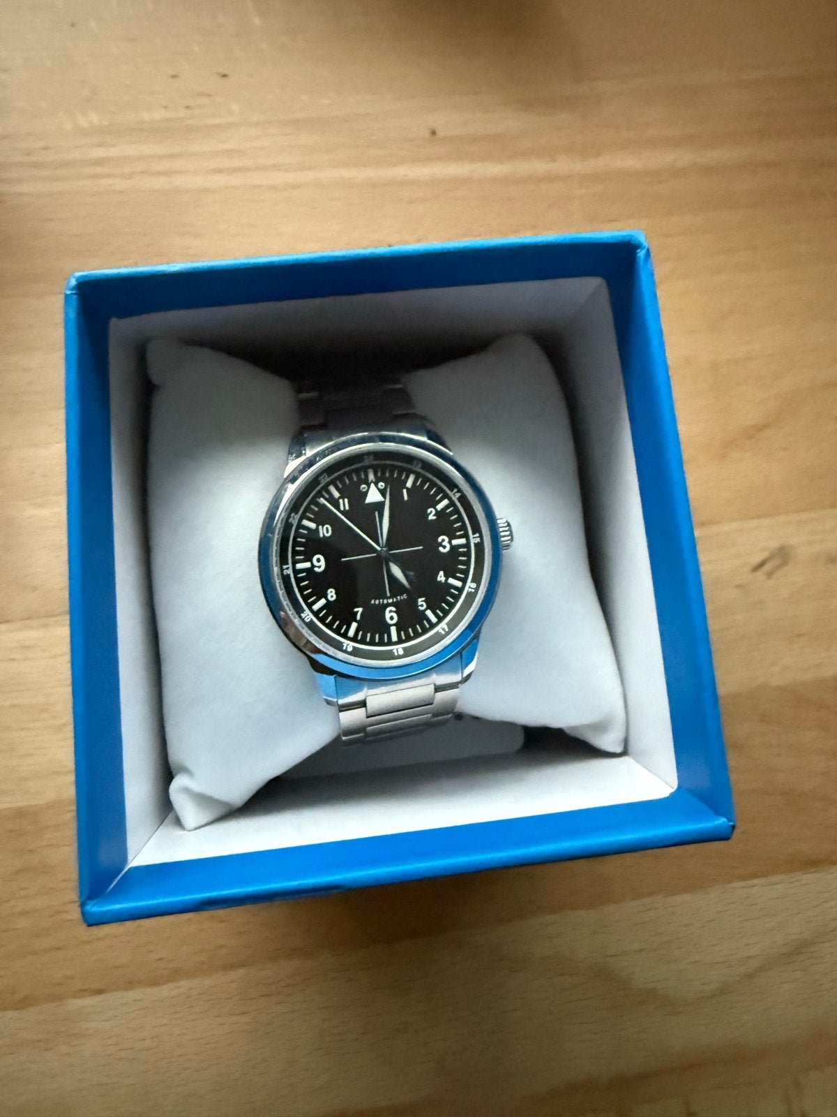 Islander x Hemel Hawkeye 39mm Flieger Horloge Zwart, Overige merken, Staal, Polshorloge, Nieuw