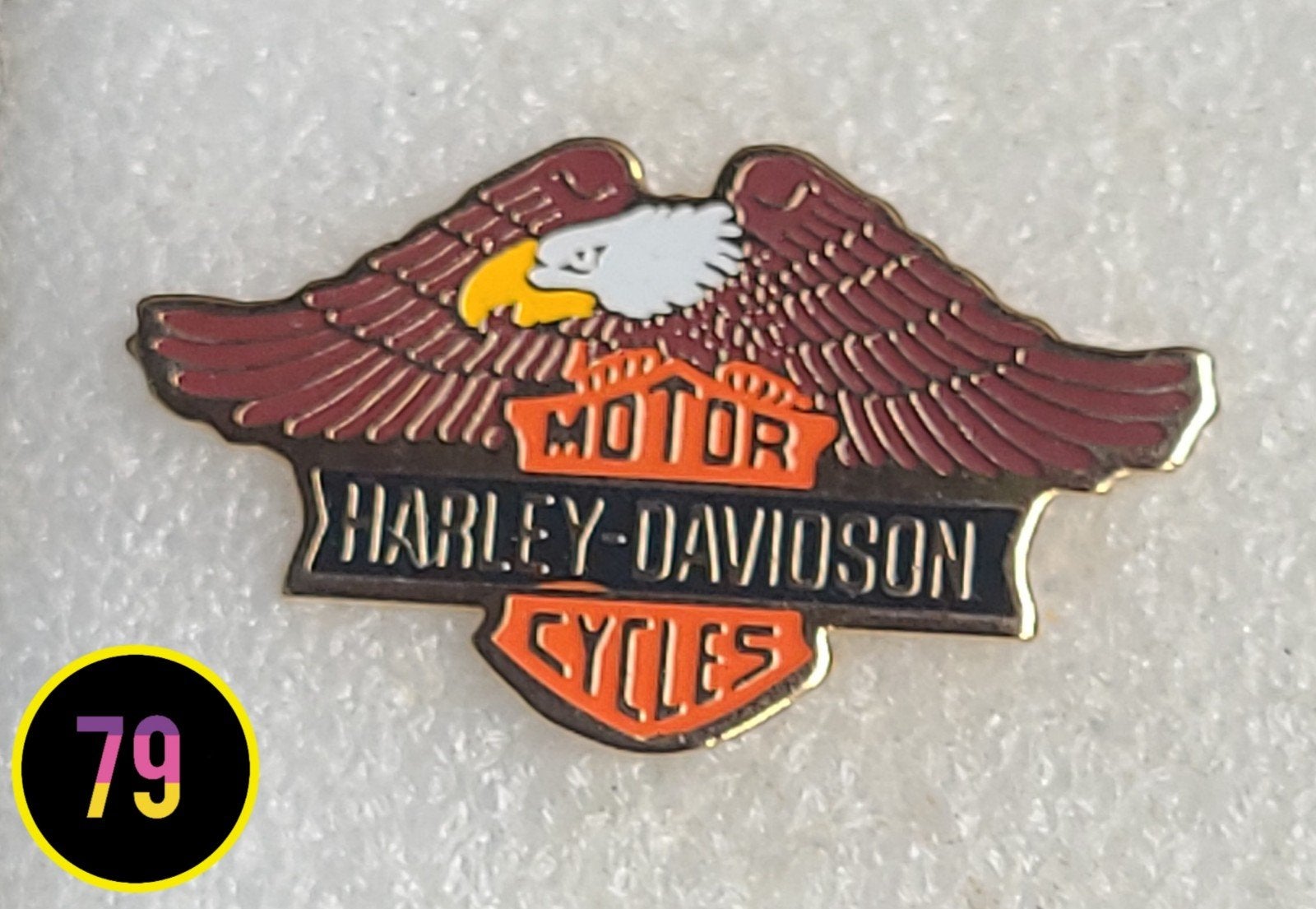 Harley-Davidson Motor Cycles Pin - Adelaar Logo, Verzenden