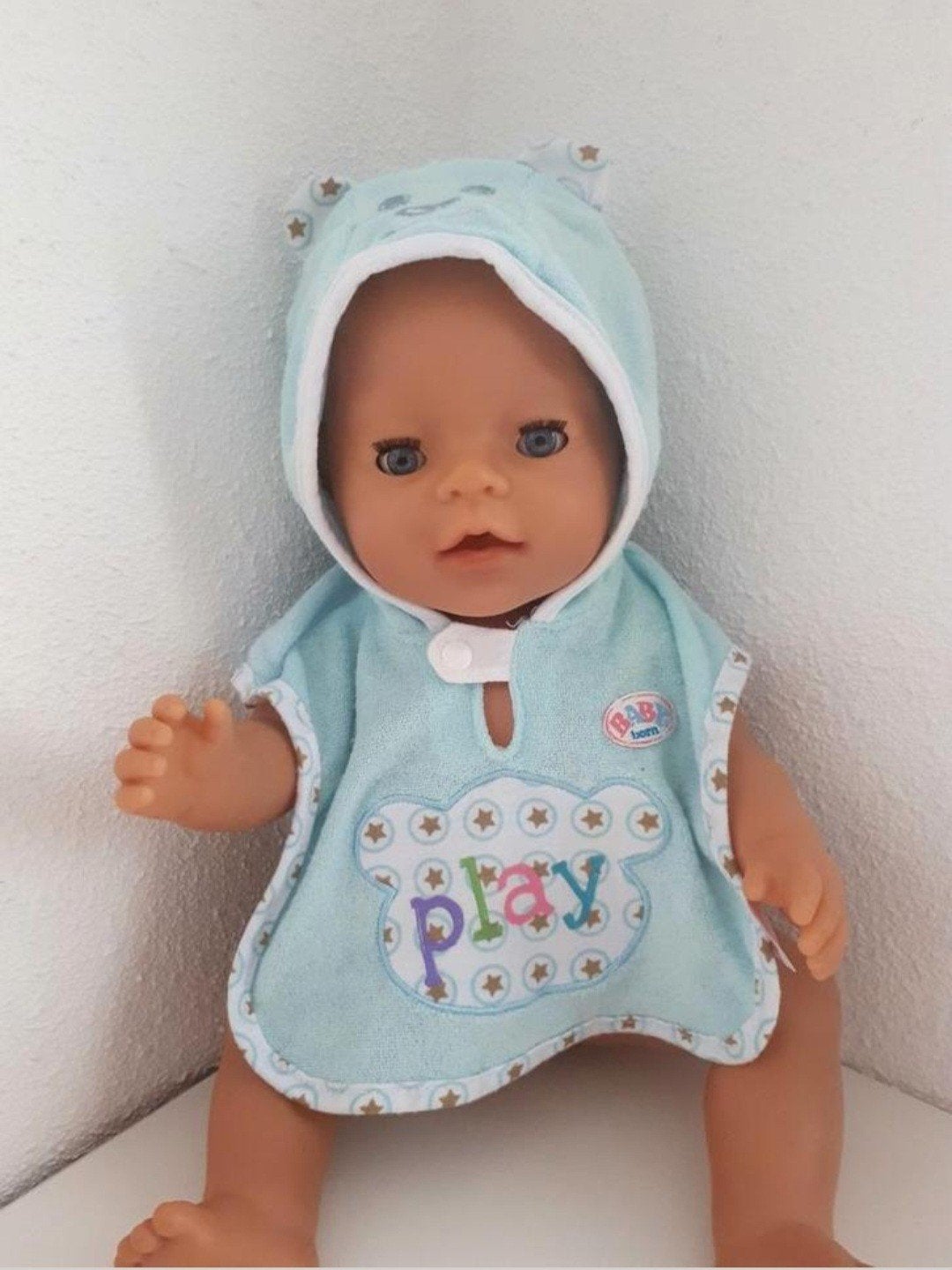 Baby born kleertjes Badcape hondje babyborn

Excl.pop

43 cm, Ophalen of Verzenden, Zo goed als nieuw, Babypop