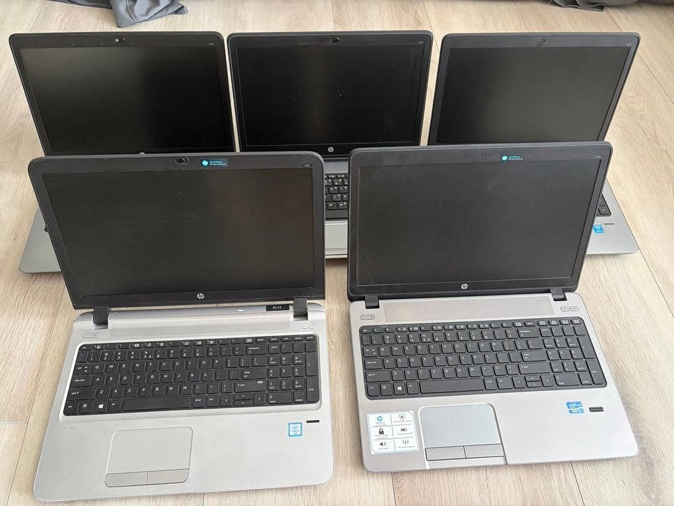 Partij HP ProBook laptops (640 G1, 450 G0) - 5 stuks, Computers en Software, Windows Laptops, Gebruikt, 2 tot 3 Ghz, 15 inch, Ophalen of Verzenden