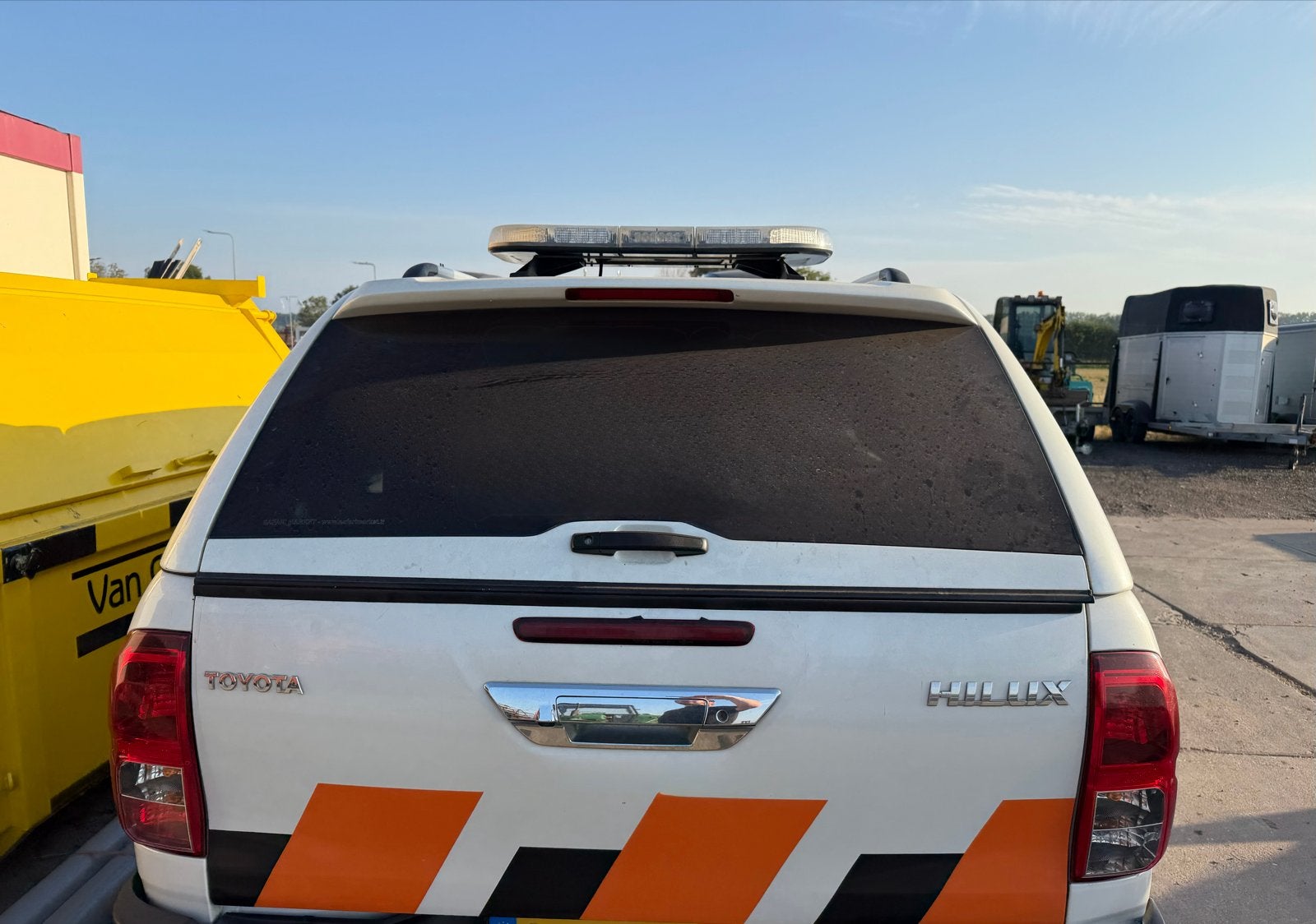 Toyota Hilux Revo Double Cab Canopy - Wit, Ophalen, Gebruikt, Spatbord, Toyota