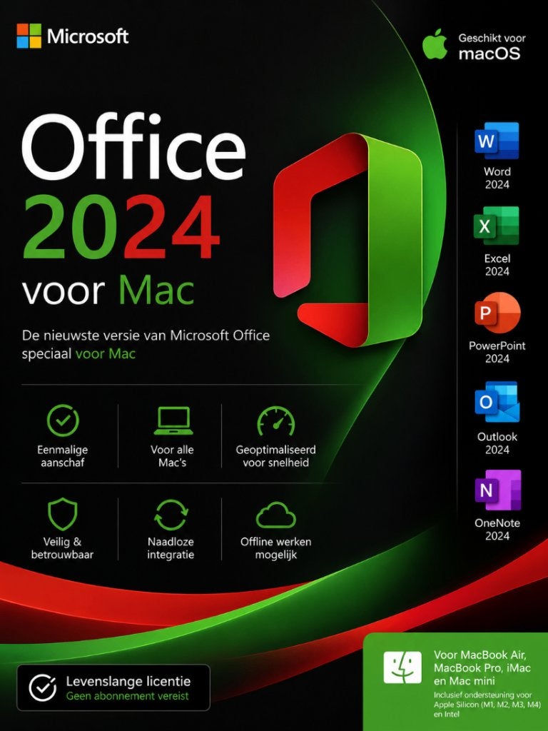 Microsoft Office 2024 ( mac ), Computers en Software, Office-software, Ophalen, Word, MacOS