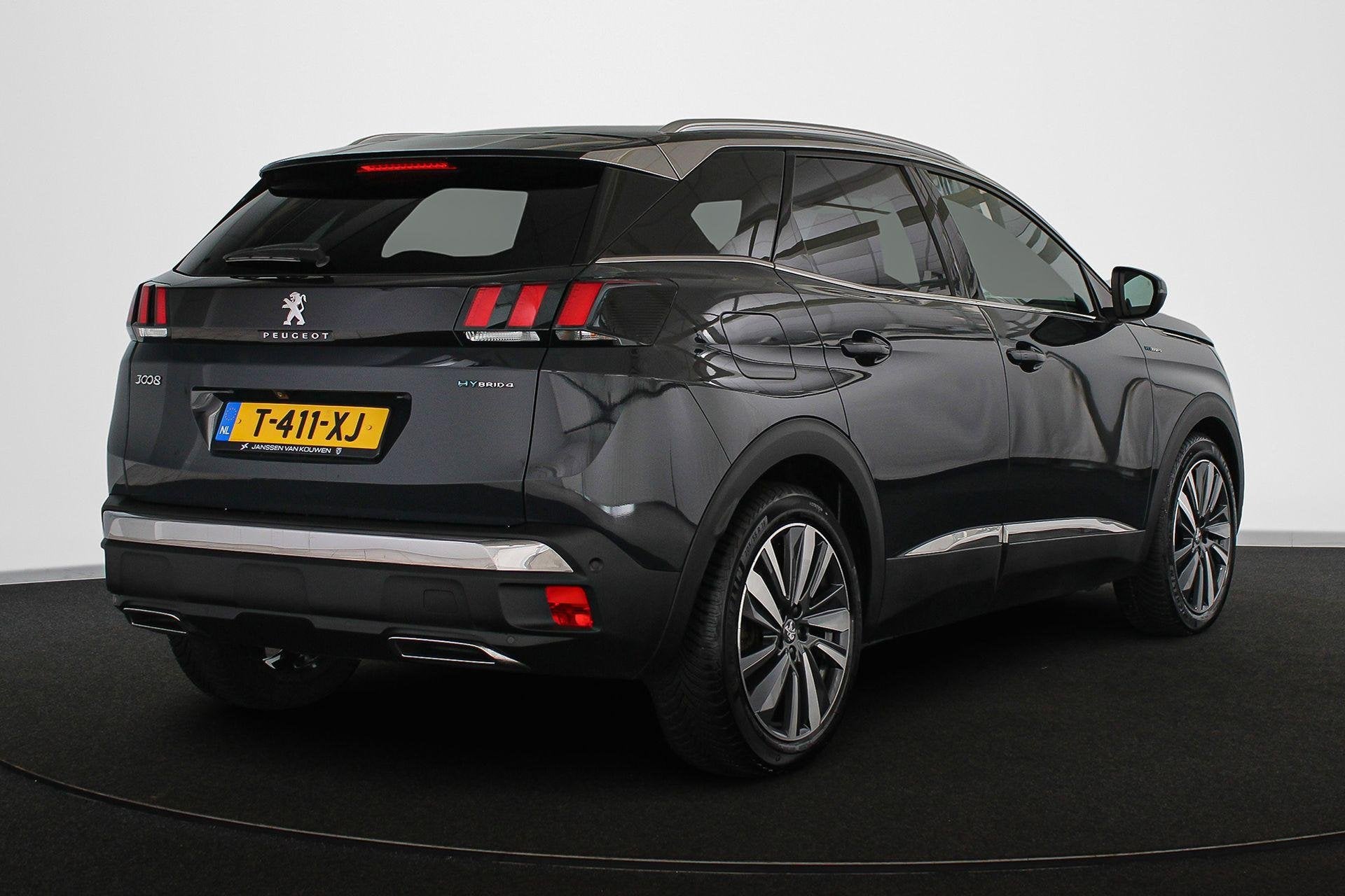 Peugeot 3008 1.6 HYbrid4 300 GT Stoelverwarming LED Keyless, Auto's, Automaat, Automatische klimaatregeling, Euro 6, 4 cilinders