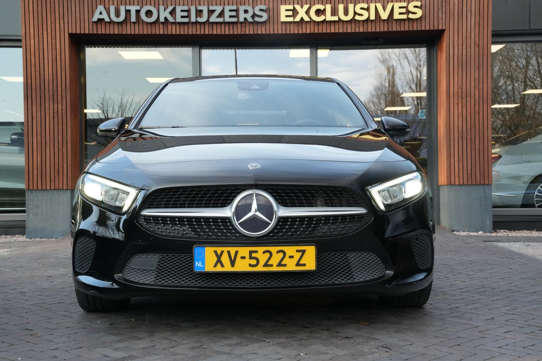 Mercedes-Benz A-klasse 160 Ambient LED Leer/Stof Camera, Auto's, Voorwielaandrijving, Gebruikt, 4 cilinders, Leder en Stof