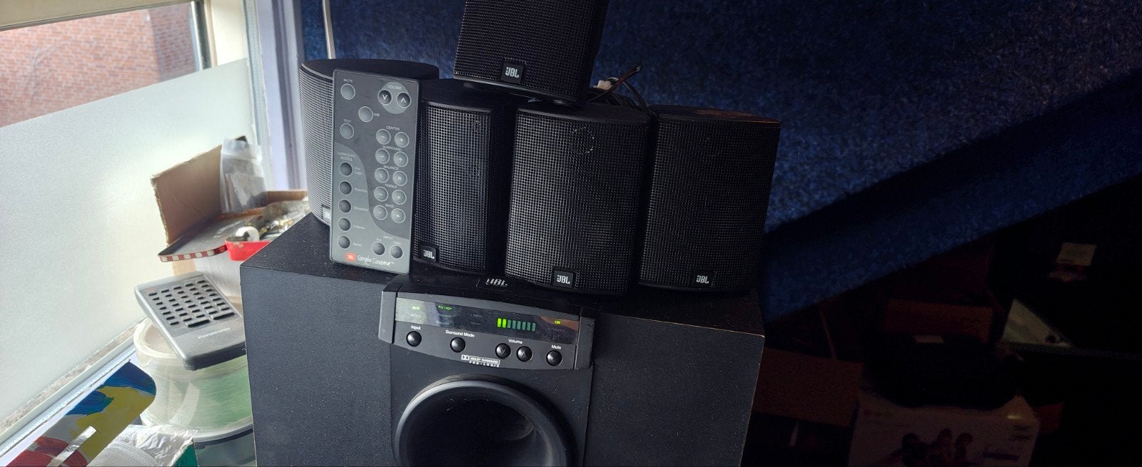 JBL Simply Cinema SUB300 Home Cinema Set - Gebruikt, Audio, Tv en Foto, Overige merken, Gebruikt, 70 watt of meer, Ophalen of Verzenden