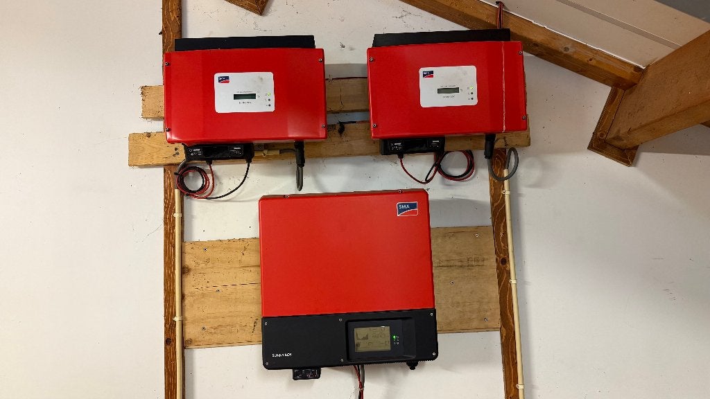 Complete set à 36x zonnepaneel 245Wp met 3x omvormer 2.3kW, Doe-het-zelf en Verbouw, Zonnepanelen en Toebehoren, Ophalen, Gebruikt