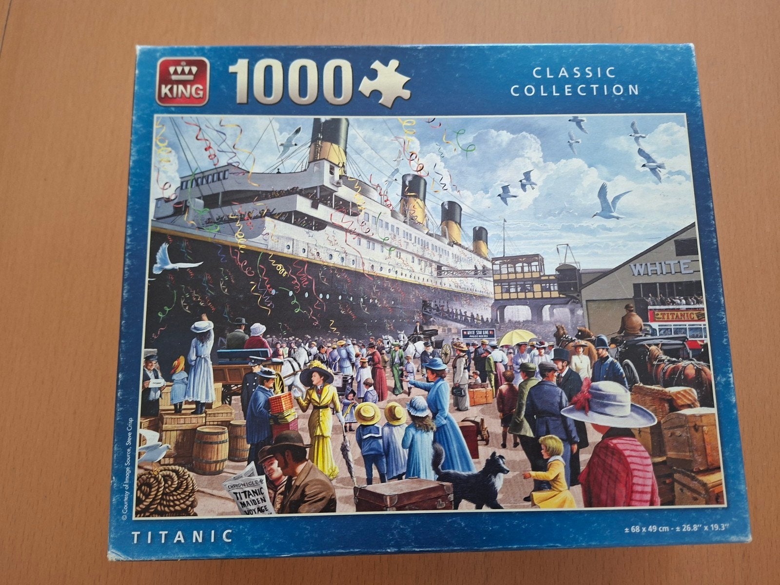 Titanic Legpuzzel 1000 stukjes, Ophalen of Verzenden, 500 t/m 1500 stukjes, Gebruikt, Legpuzzel