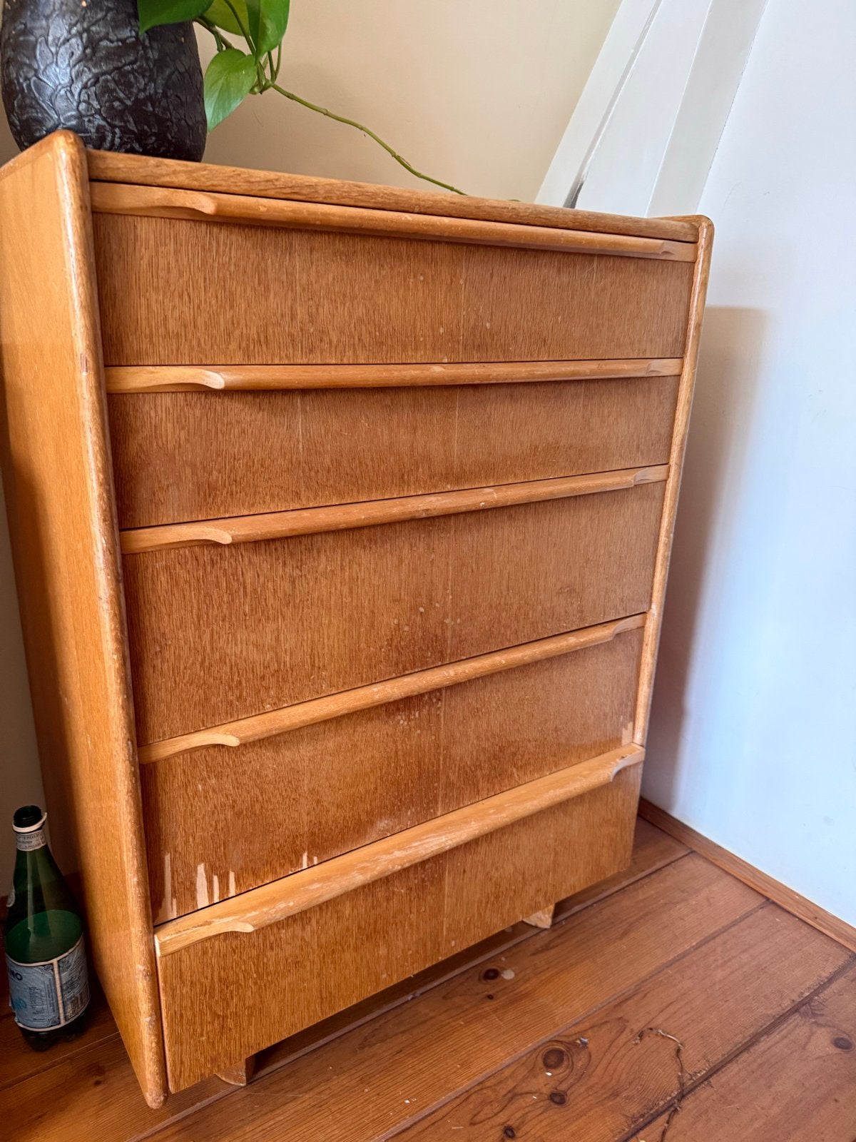 Vintage Design Ladekast Cees Braakman voor Pastoe Jaren '50, Huis en Inrichting, Gebruikt, 5 laden of meer, Eikenhout, Minder dan 100 cm