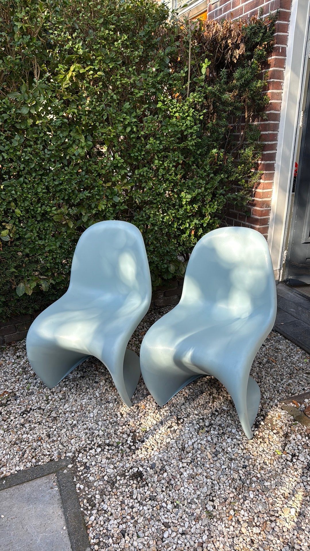 Vitra stoelen 2 stuks, Ophalen, Kunststof, Gebruikt, Twee