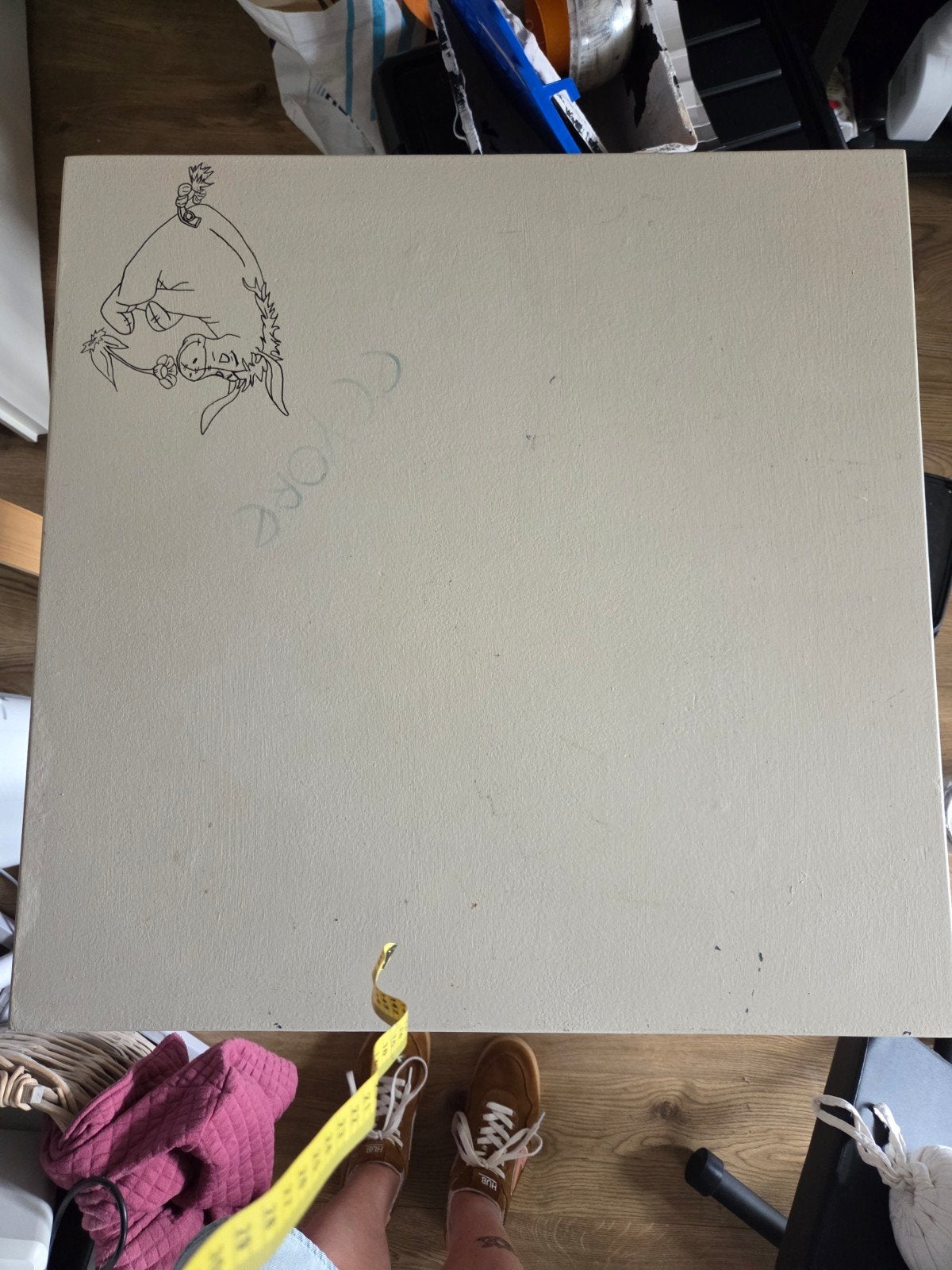 Tafeltje, Ophalen, Gebruikt, Vierkant, 55 tot 75 cm