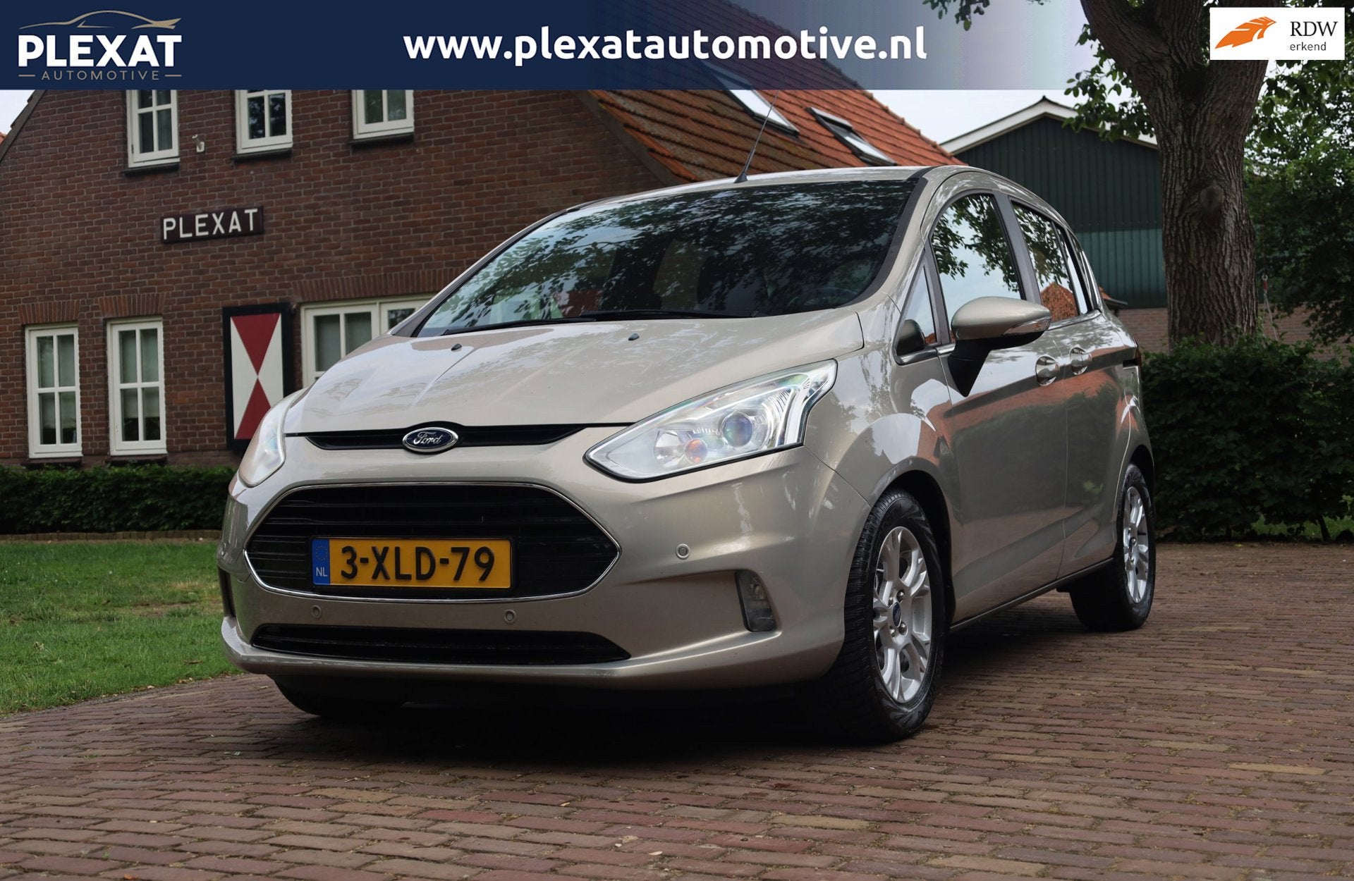 Ford B-Max 1.6 TI-VCT Titanium Aut. | Orig NL | Hoge Instap, Auto's, Ford, Stof, Gebruikt, Zwart, 4 cilinders