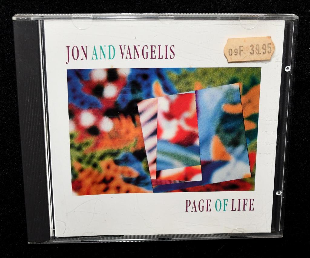 Jon And Vangelis - Page Of Life (BMG, Arista, 1991), Ophalen of Verzenden, 1990 - 1999, Zo goed als nieuw