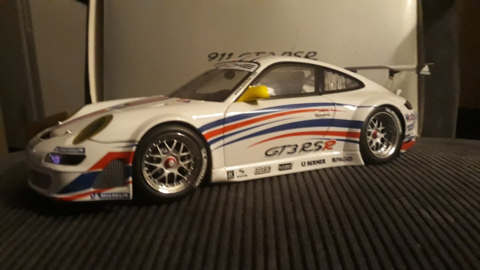 Minichamps 1/18 Porsche 911 997 GT3 RSR, Hobby en Vrije tijd, Ophalen of Verzenden, Zo goed als nieuw, Auto, MiniChamps