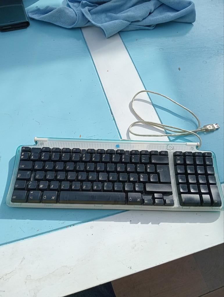 Apple iMac G3 toetsenbord Blauw., Computers en Software, Vintage Computers, Ophalen of Verzenden