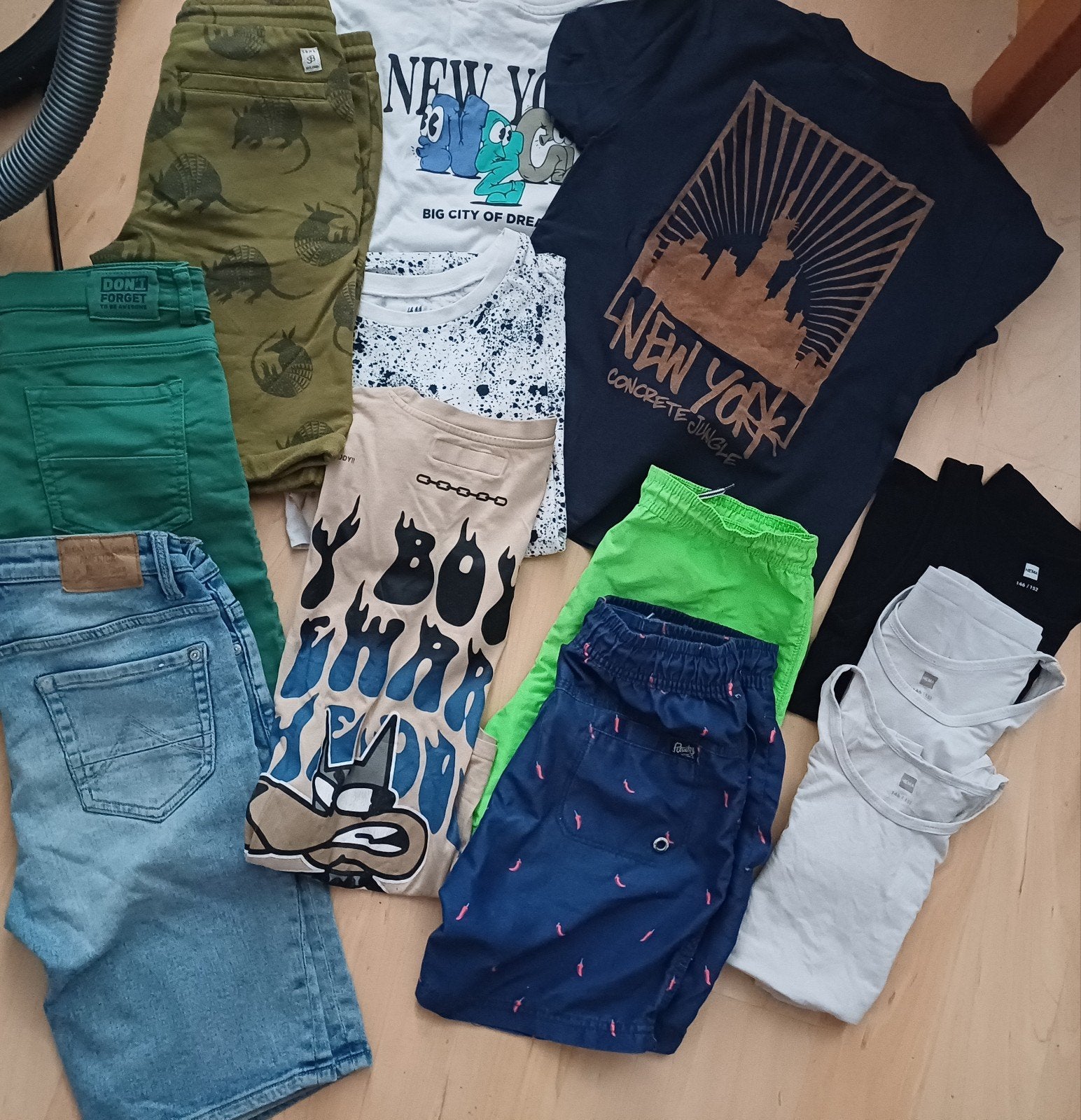 pakket (zwembroek)kleding sisss boy, petrol, america today,, Ophalen, Gebruikt, Jongen, Broek