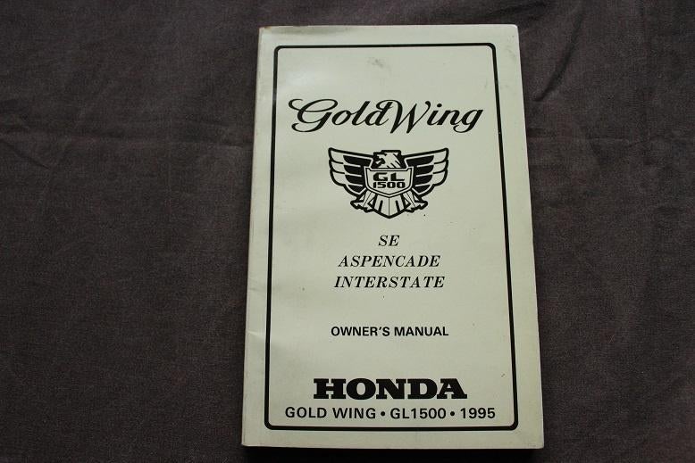 Honda GL1500 SE Aspencade Interstate 1995 GL owners manual, Motoren, Handleidingen en Instructieboekjes, Ophalen of Verzenden