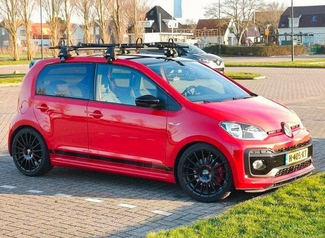 Volkswagen up! 1.0 TSI-GTI 158PK 5D 2020 Rood, Voorwielaandrijving, 40 €/maand, 4 stoelen, Handgeschakeld