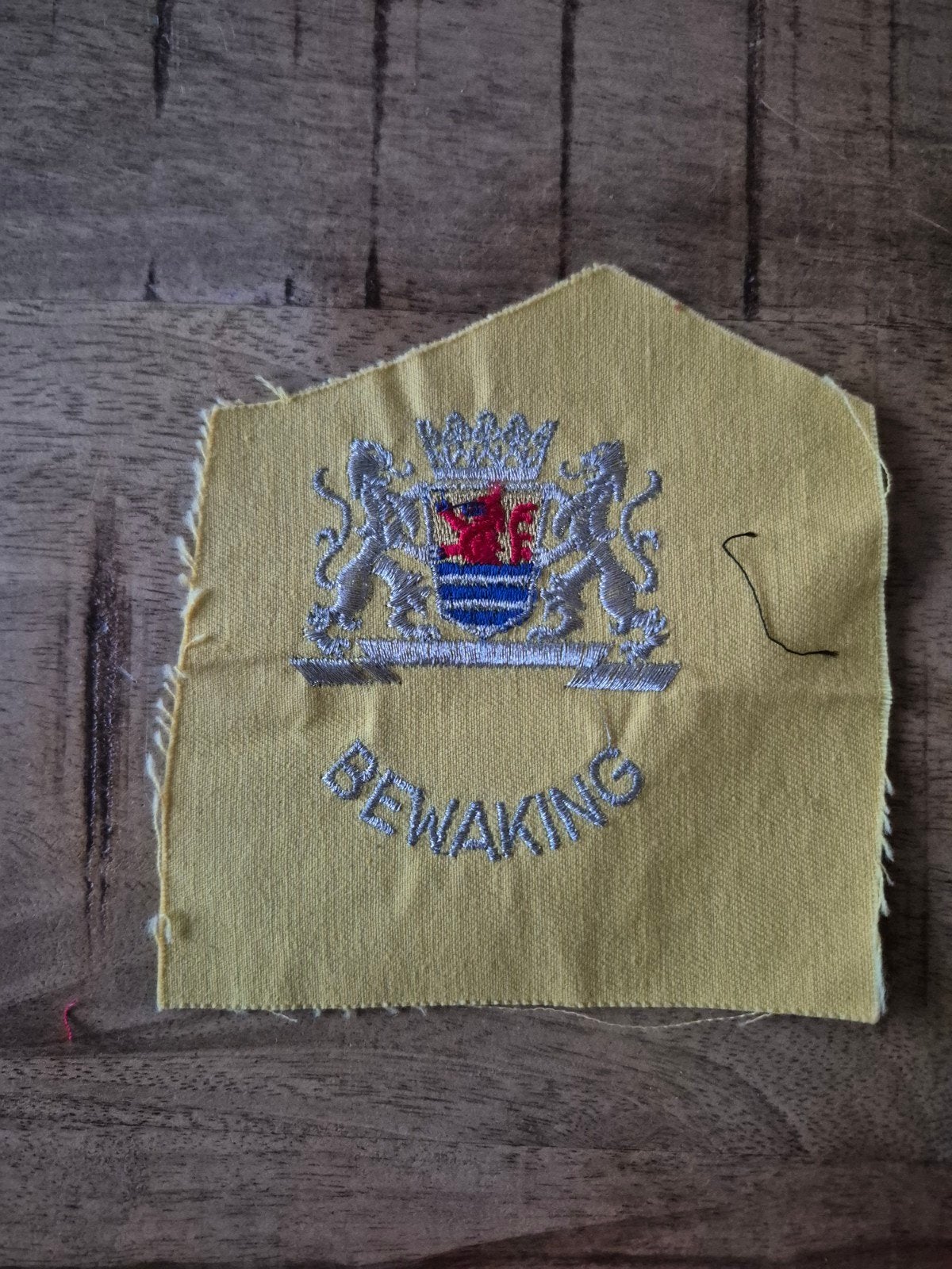 Embleem Bewaking Zeeland, Ophalen of Verzenden, Gebruikt