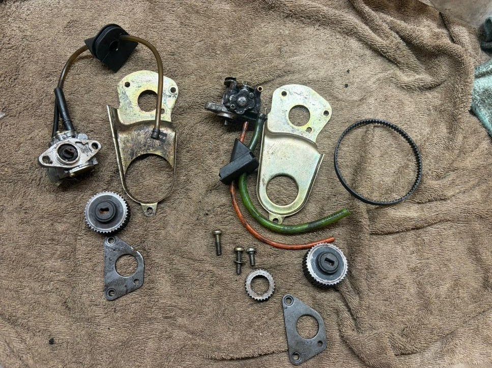 Oliepomp onderdelen Piaggio skipper 125cc, Ophalen of Verzenden, Zo goed als nieuw, Uitlaat, Piaggio