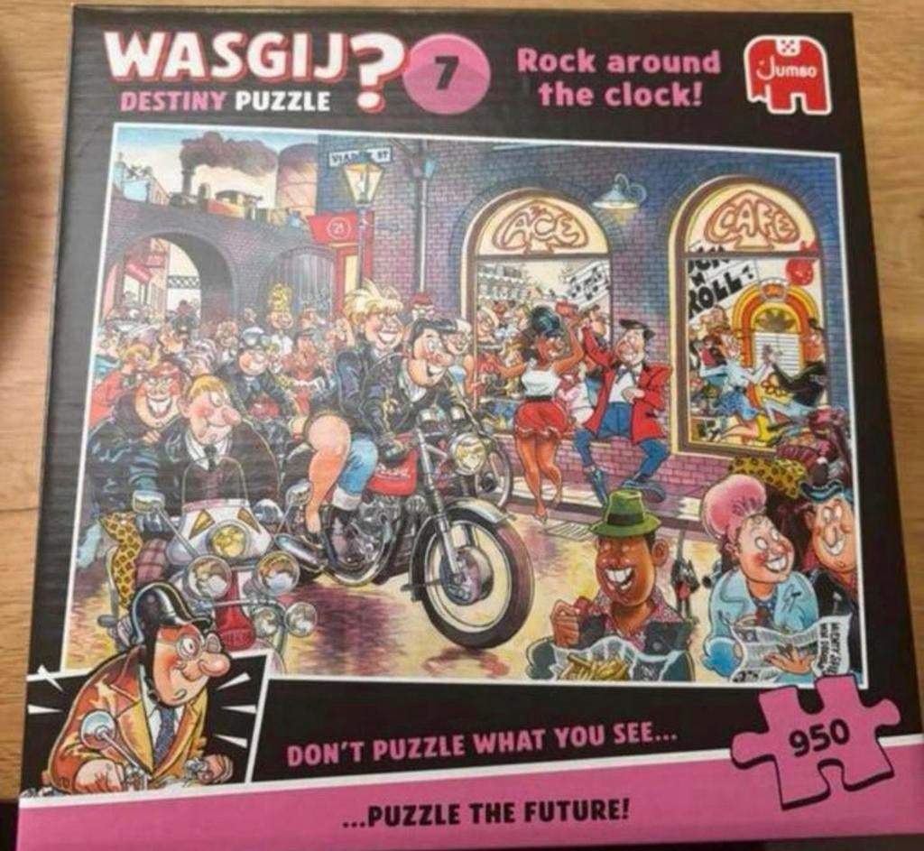 Wasgij Destiny 7 1 x gelegd, Hobby en Vrije tijd, Denksport en Puzzels, Ophalen of Verzenden, 500 t/m 1500 stukjes, Zo goed als nieuw