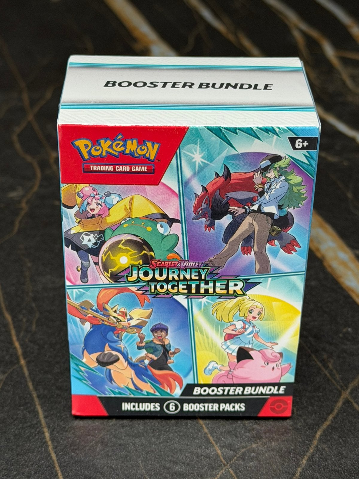 Pokémon Journey Together Booster Bundle Sealed Engels 6 Pack, Ophalen, Zo goed als nieuw, Boosterbox