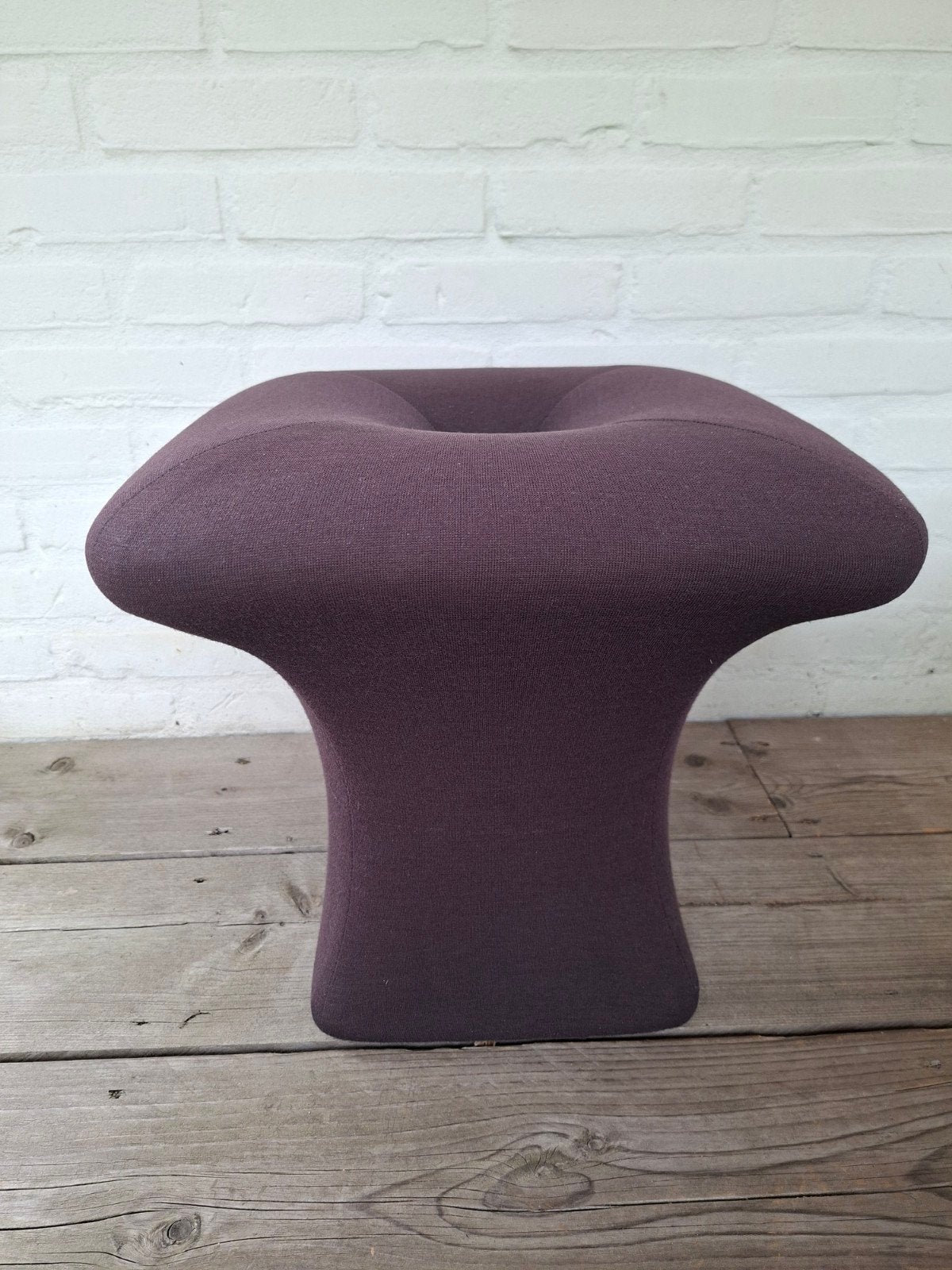 Vintage retro poef voetenbankje krukje Mushroom jaren 70., Ophalen of Verzenden, Minder dan 50 cm, Minder dan 50 cm