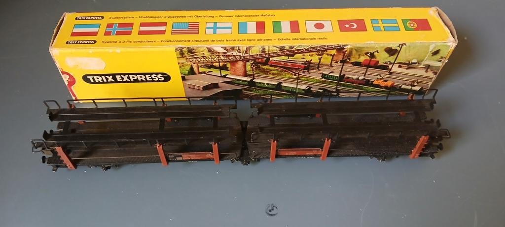 Trix Express Originele Auto Goederenwagen Wagon, Overige merken, Gebruikt, Gelijkstroom, Wagon