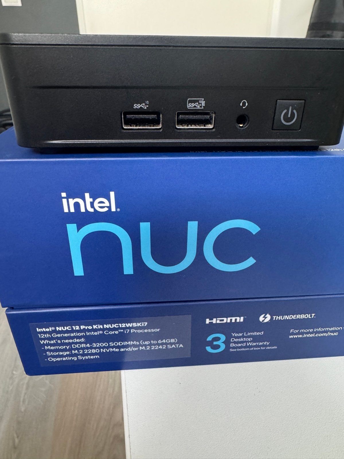 Intel NUC 12 Pro Kit (NUC12WSKi7) - Krachtige Mini PC, Computers en Software, Desktop Pc's, Minder dan 4 GB, Ophalen of Verzenden