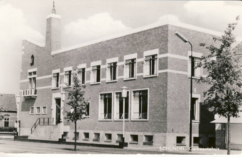 Schijndel   Gemeente huis, Ophalen of Verzenden, 1940 tot 1960, Ongelopen, Noord-Brabant