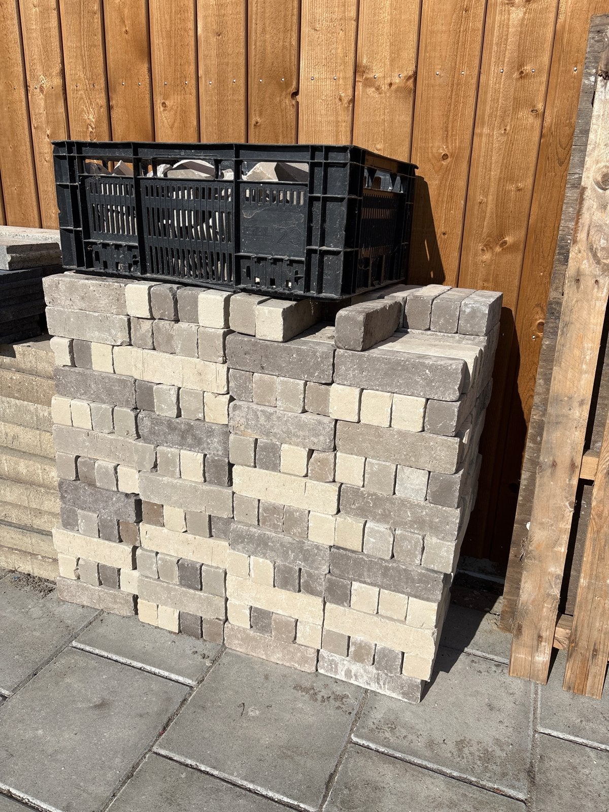 Waaltjes Lotus Vida (ca. 400 stuks) + losse stukken, Ophalen, Gebruikt, Klinkers, 10 m² of meer