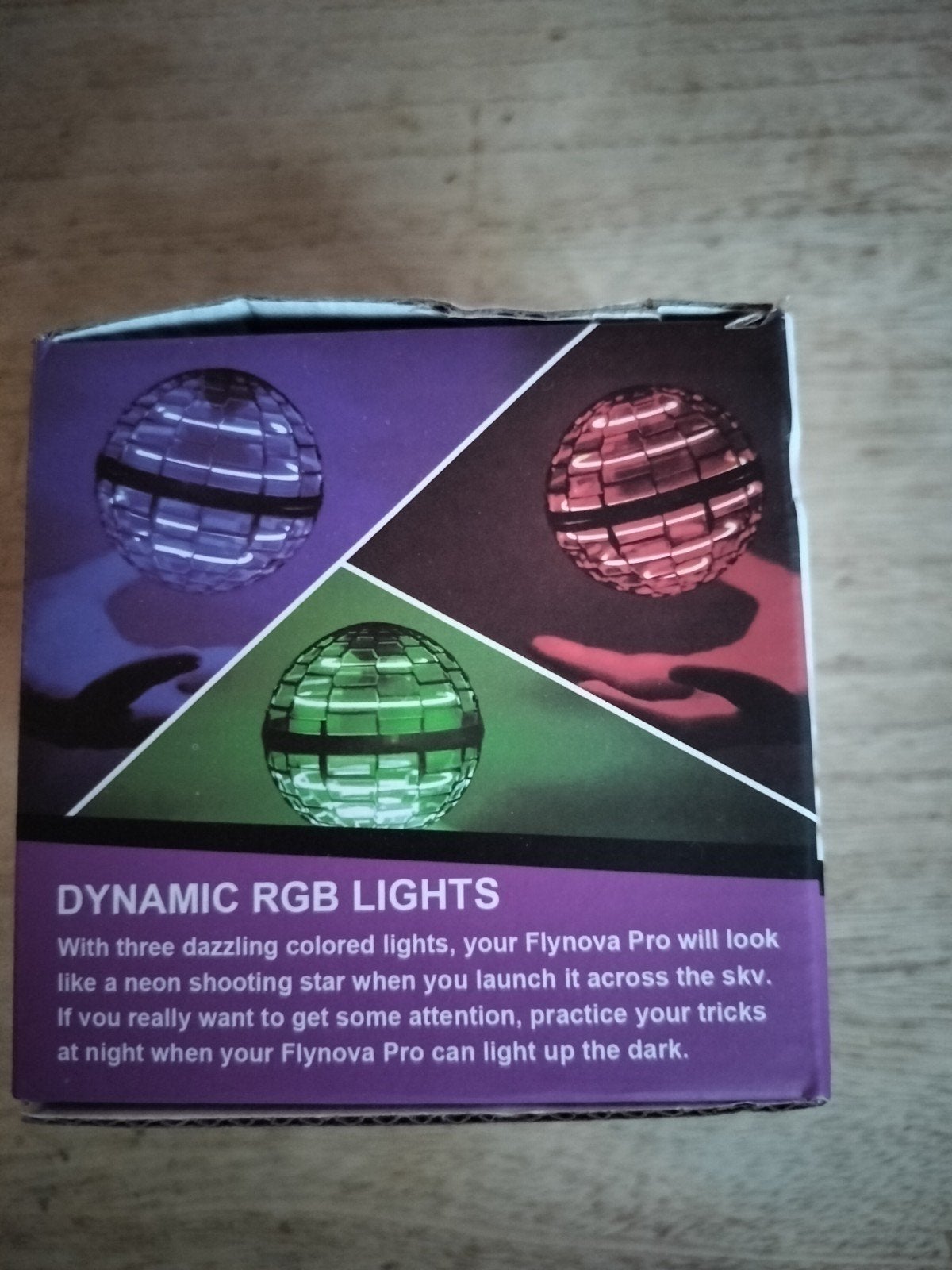 Vliegende Spinner met RGB Verlichting, Ophalen, Zo goed als nieuw, Jongen of Meisje