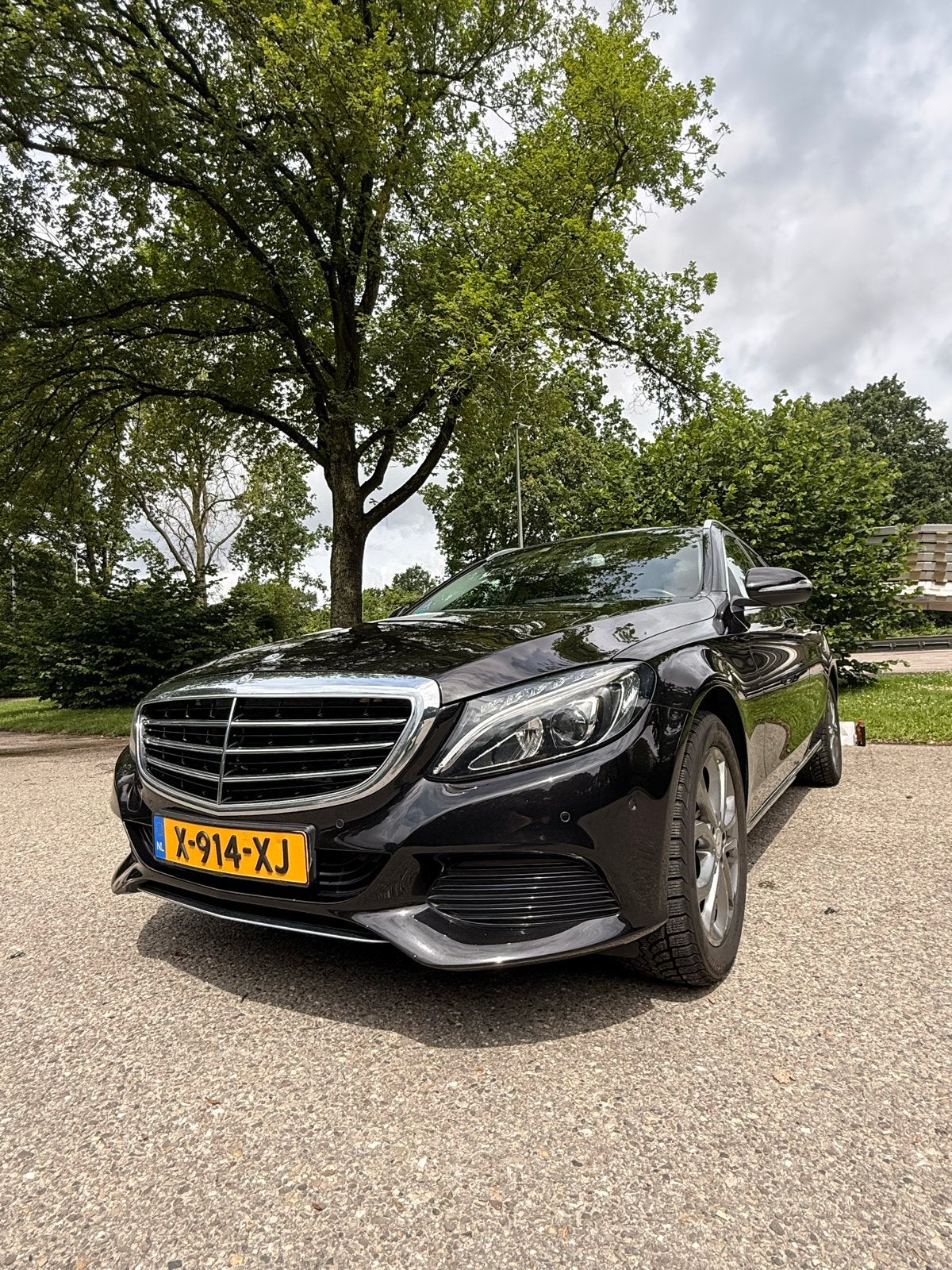 Mercedes-Benz C-klasse, Auto's, Automaat, Achterwielaandrijving, 1800 kg, Zwart