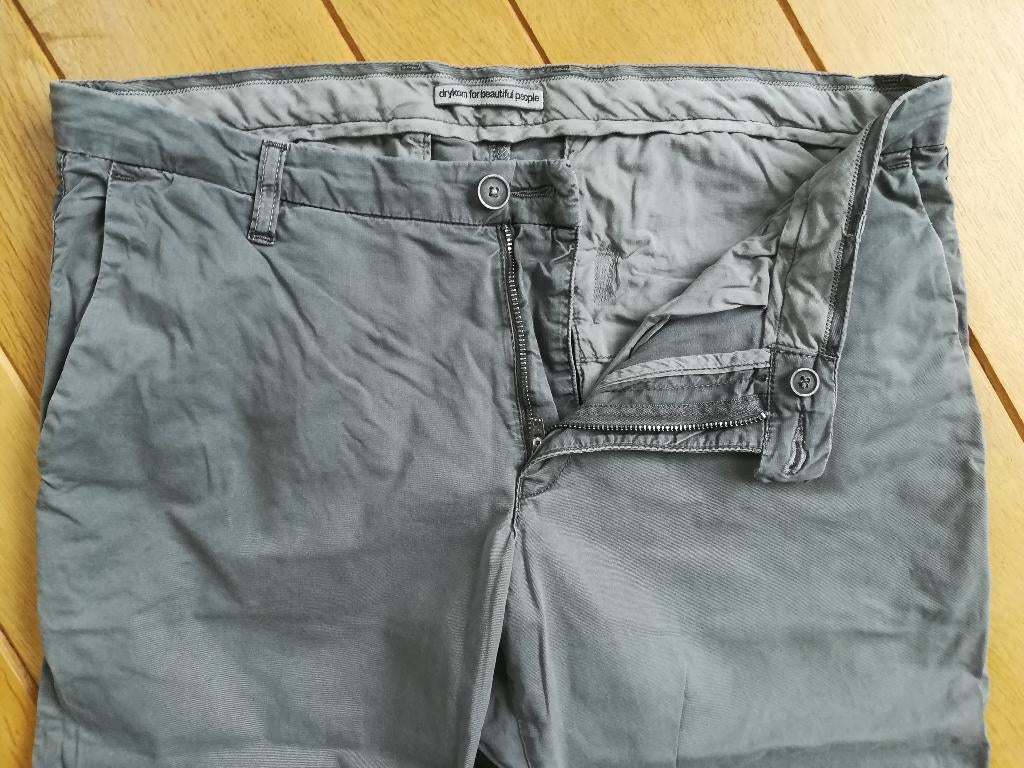 DRYKORN chino broek grijs maat 32 x 34, Drykorn, W32 (confectie 46) of kleiner, Ophalen of Verzenden, Zo goed als nieuw
