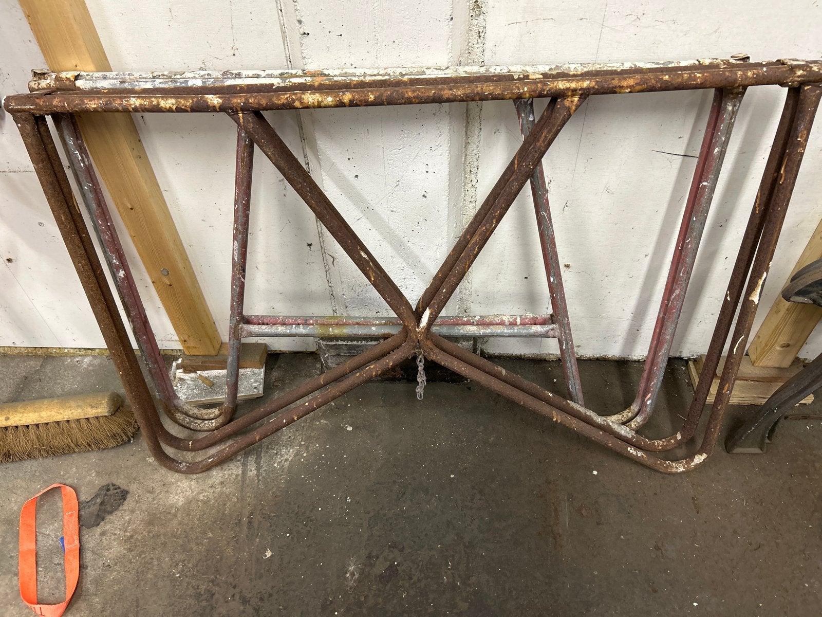 2 stuk klapschraag 1050 x 700 mm hoog, Doe-het-zelf en Verbouw, Steigers, Ophalen, Gebruikt, Overige typen, Minder dan 2 meter