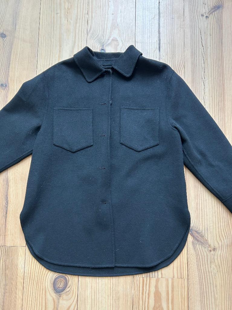 Gant splinternieuwe wollen jas-blouse. Zwart, medium, Kleding | Dames, Maat 38/40 (M), Zwart, Nieuw, Ophalen of Verzenden