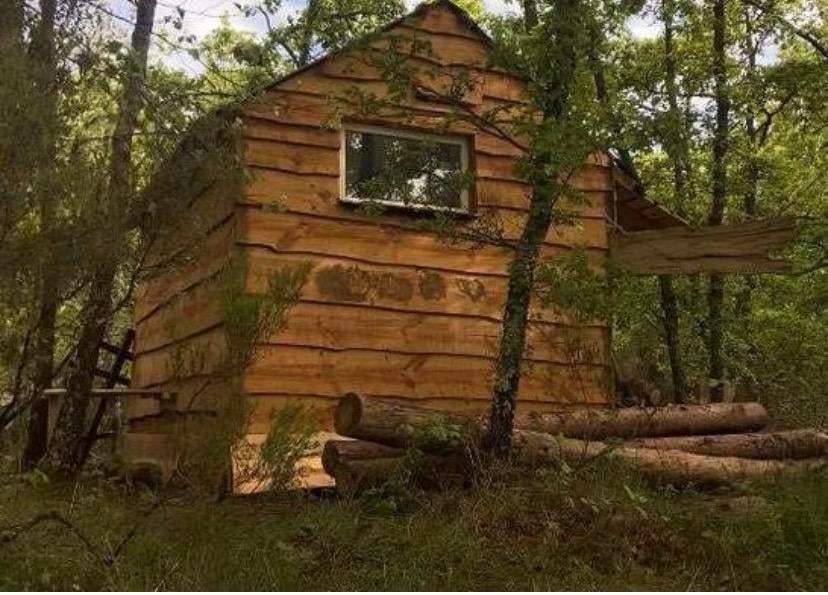 Bio Blokhut Tiny House Schuur Ecologisch Tuinhuis, Tuin en Terras, Tuinhuizen, Ophalen, Zo goed als nieuw