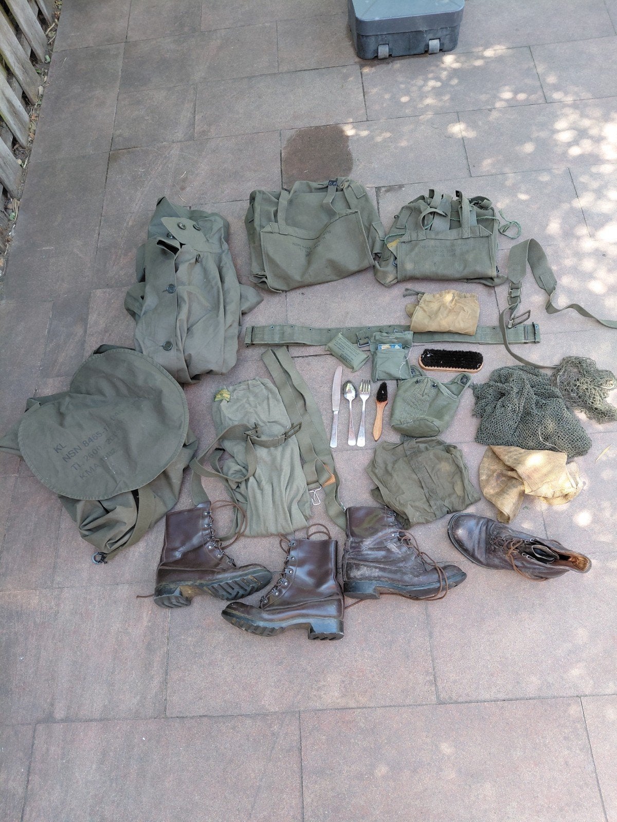 plunjebaal KMA, pukkel KMA, kisten maat 40, Verzamelen, Ophalen of Verzenden, Landmacht, Nederland, Kleding of Schoenen