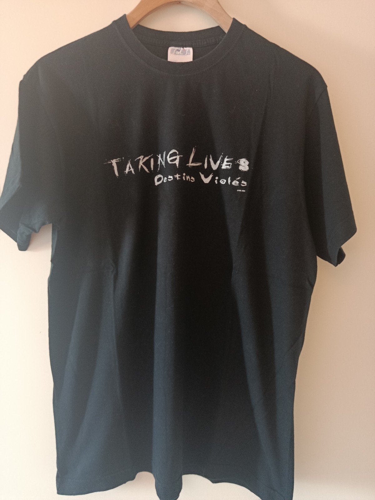 Taking Lives Angelina Jolie film T-shirt Sol's maat M, Ophalen, Maat 48/50 (M), Zwart, Gedragen