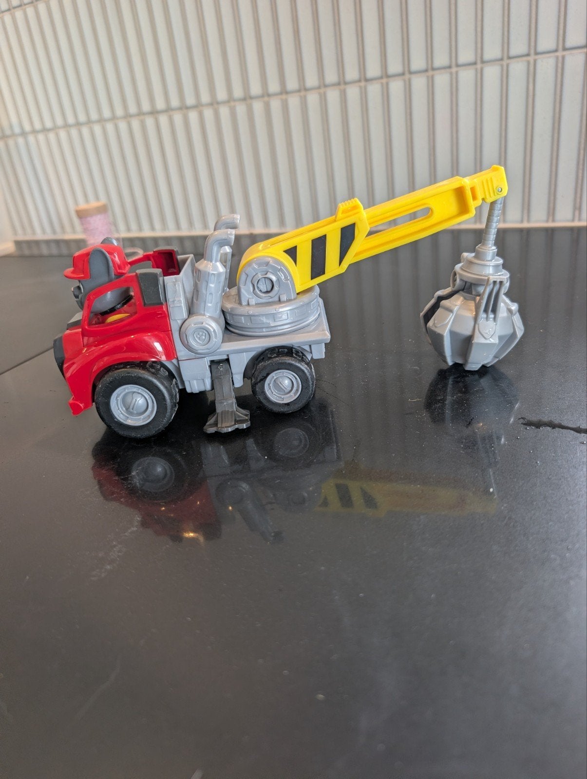 Paw Patrol Rubble's Bulldozer met Rubble, Ophalen, Gebruikt