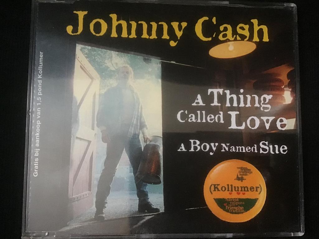 Johnny Cash, A Thing called Love, a Boy named Sue cd-single, 1 single, Ophalen of Verzenden, Zo goed als nieuw, Country en Western